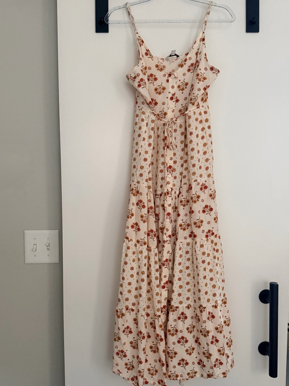Patrons of Peace maxi dress / floral cami dress - Picture 2 of 4